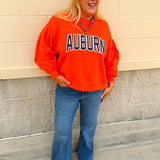 [Stewart Simmons] The Legacy Fleece Crewneck | Auburn - The Pink Pineapple 850