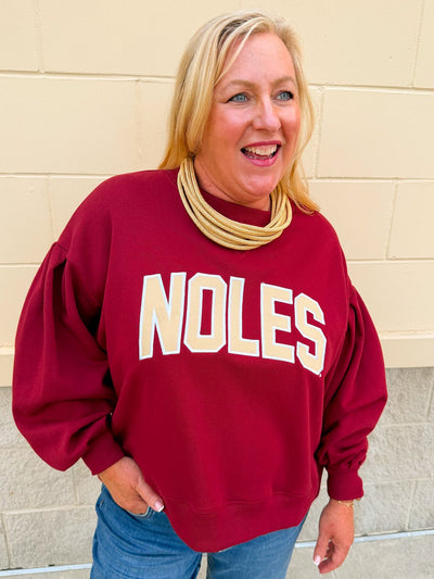 [Stewart Simmons] The Legacy Fleece Crewneck | FSU - The Pink Pineapple 850