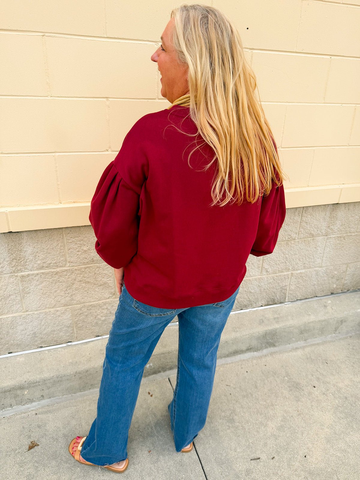 [Stewart Simmons] The Legacy Fleece Crewneck | FSU - The Pink Pineapple 850