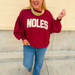 [Stewart Simmons] The Legacy Fleece Crewneck | FSU - The Pink Pineapple 850