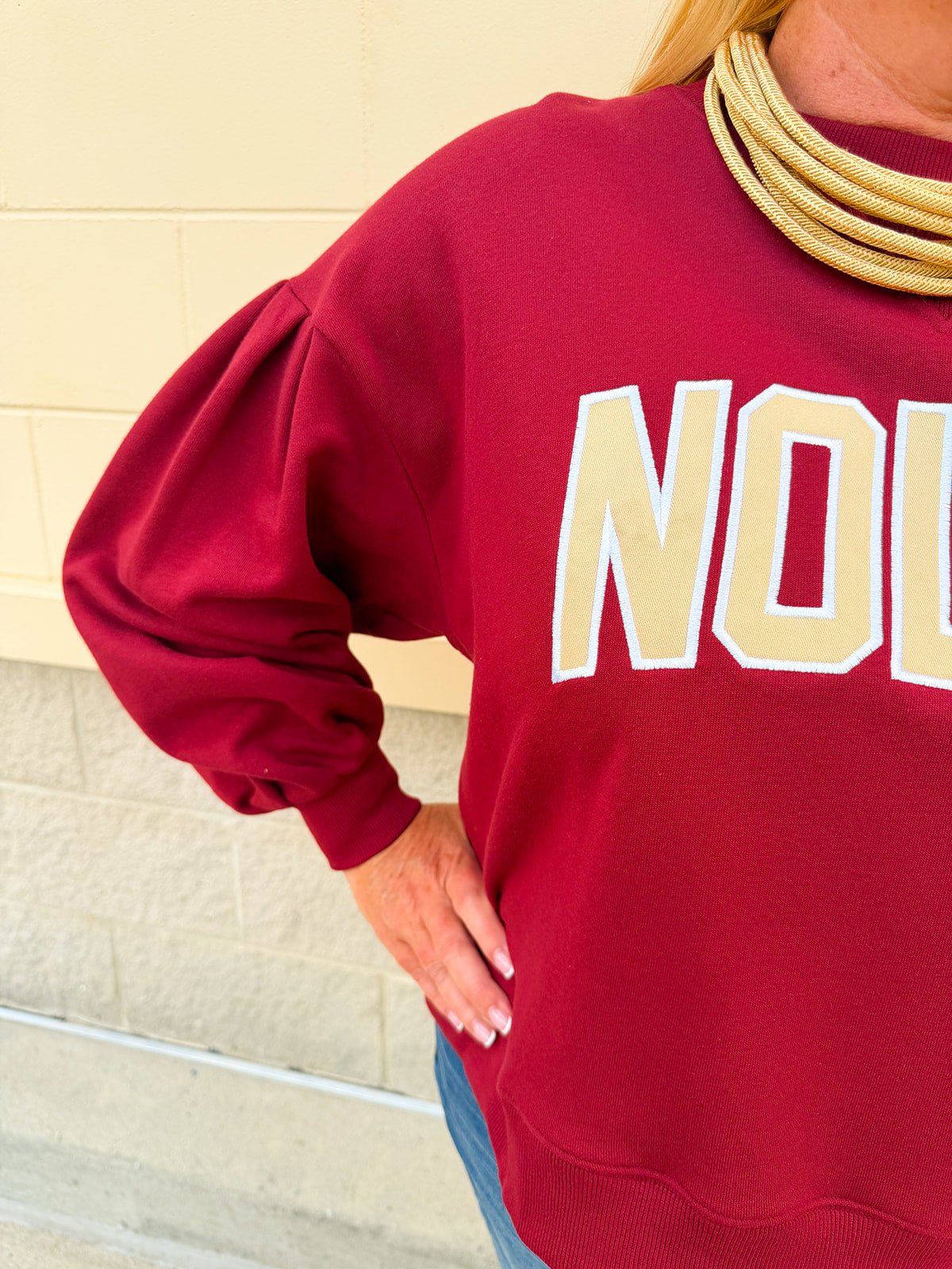 [Stewart Simmons] The Legacy Fleece Crewneck | FSU - The Pink Pineapple 850