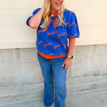 [Stewart Simmons] The Merit Puff Sleeve Sweater | Florida - The Pink Pineapple 850