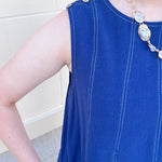 Stitched to Perfection Denim Mini Dress - The Pink Pineapple 850