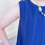 Stitched to Perfection Denim Mini Dress - The Pink Pineapple 850