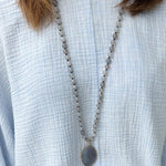 Stonehaven Agate Pendant Necklace - The Pink Pineapple 850