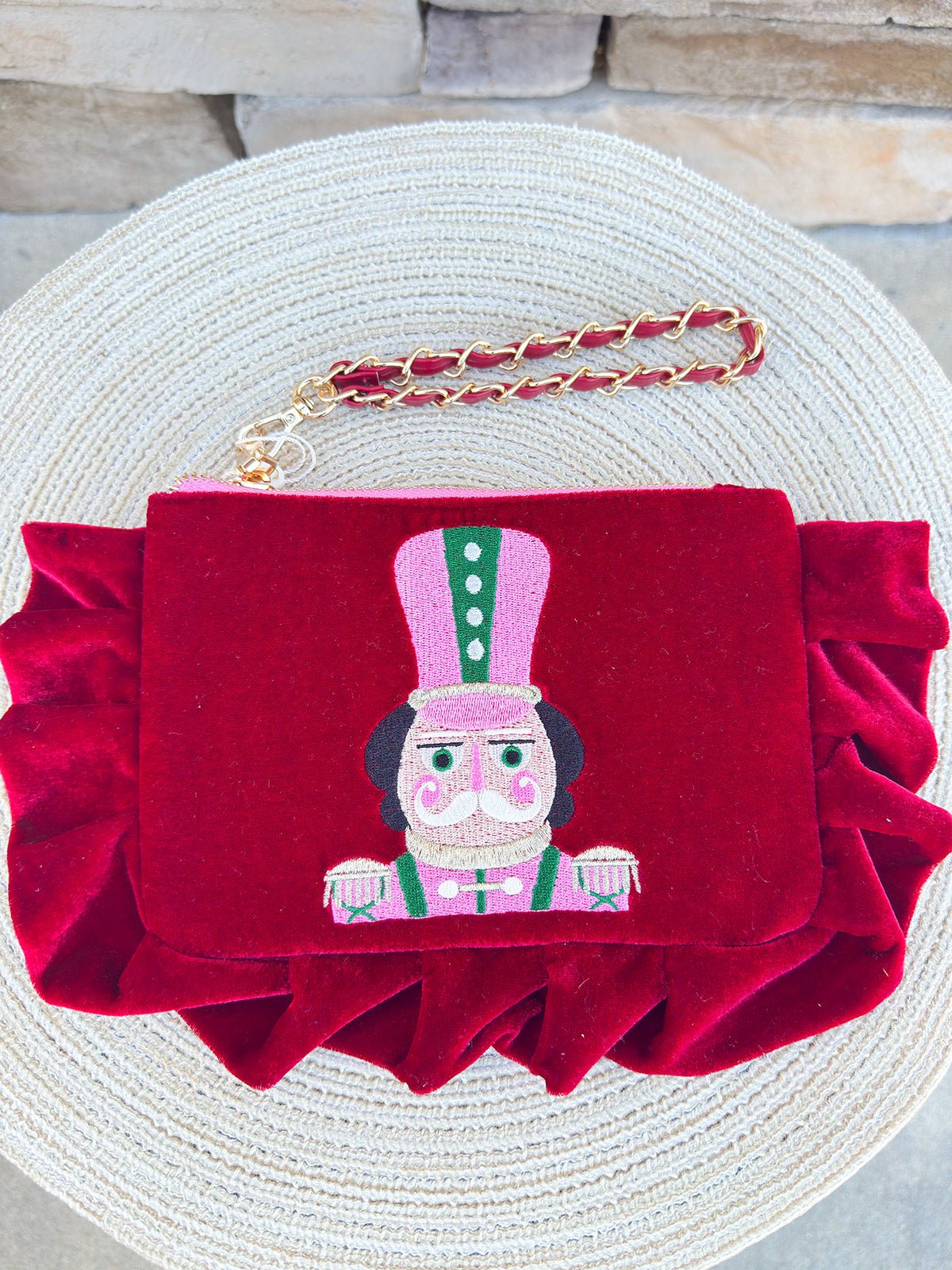 Sugar Plum Soldier Wristlet - The Pink Pineapple 850
