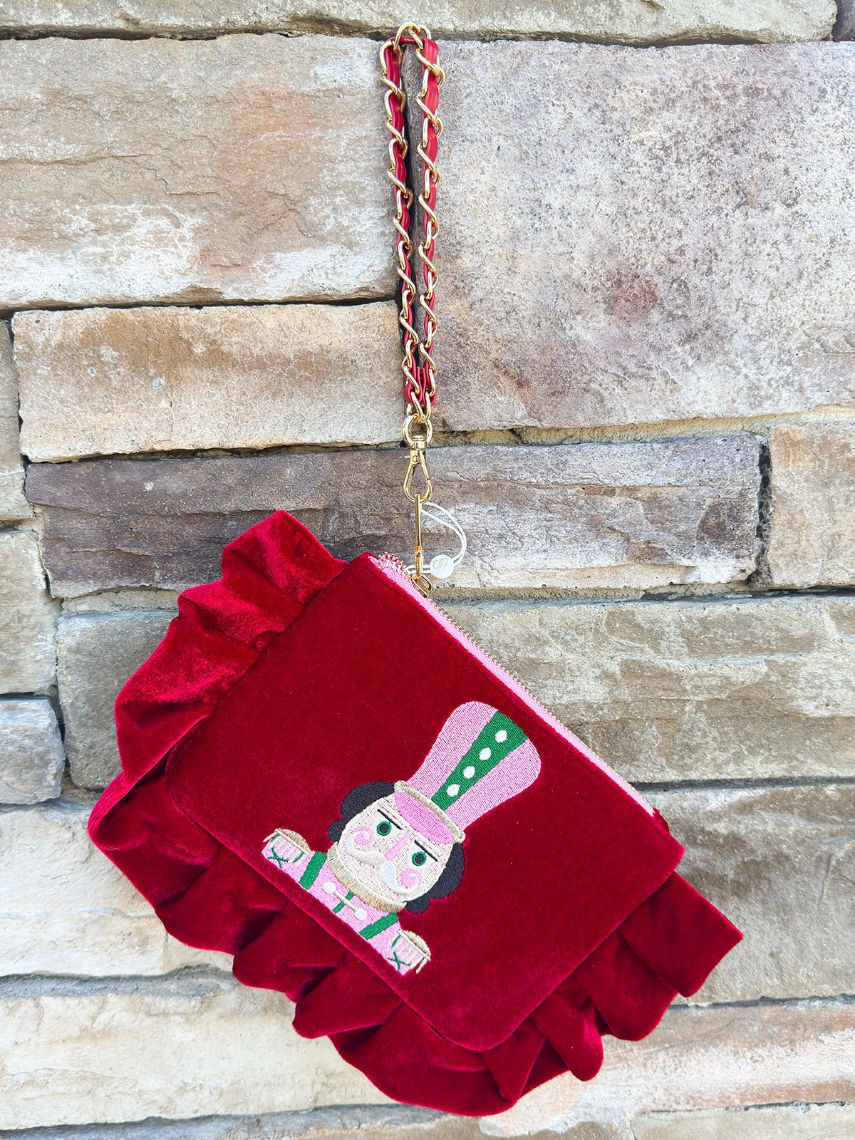 Sugar Plum Soldier Wristlet - The Pink Pineapple 850
