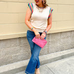 Sunbeam Ruffle Knit Top - The Pink Pineapple 850