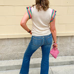 Sunbeam Ruffle Knit Top - The Pink Pineapple 850