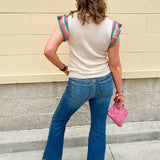 Sunbeam Ruffle Knit Top - The Pink Pineapple 850