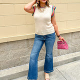 Sunbeam Ruffle Knit Top - The Pink Pineapple 850