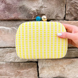 Sunbeam Woven Mini Crossbody - The Pink Pineapple 850