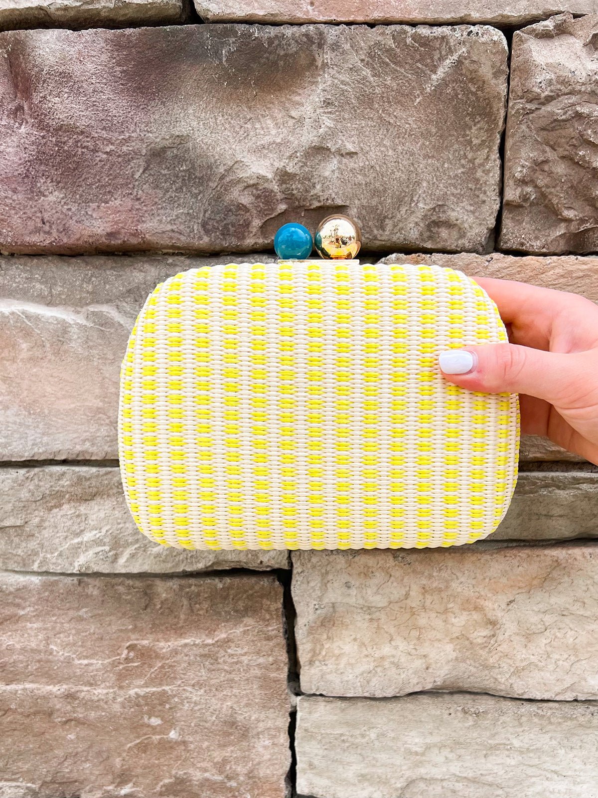 Sunbeam Woven Mini Crossbody - The Pink Pineapple 850
