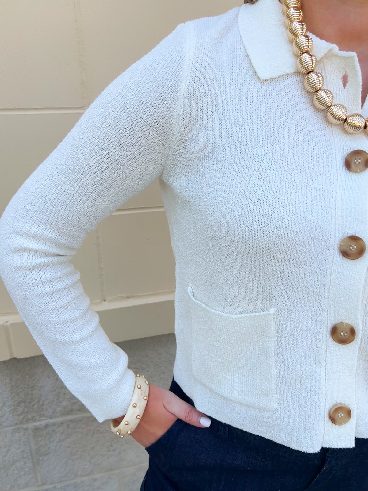 Sunday Poise Cardigan - The Pink Pineapple 850