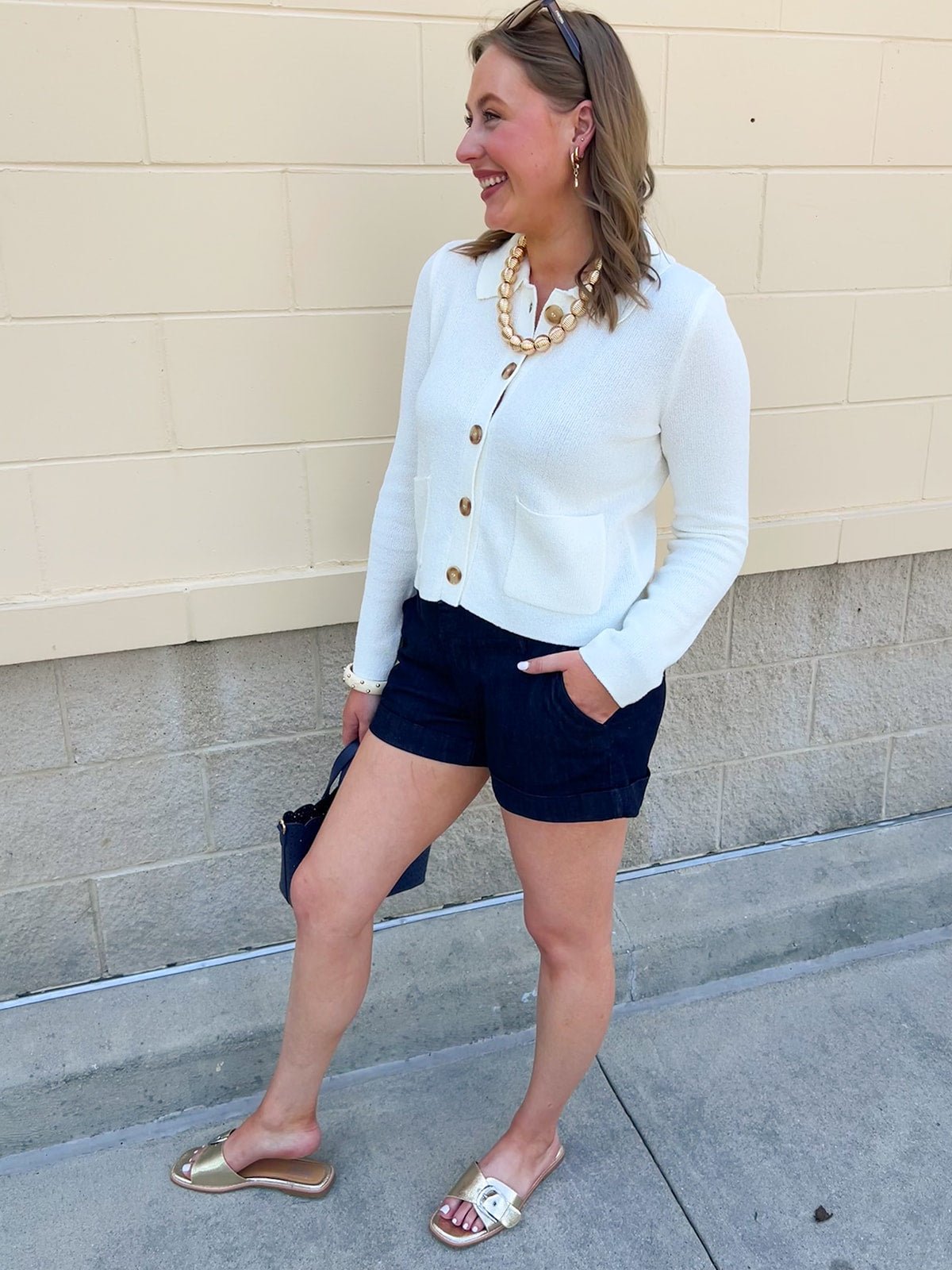 Sunday Poise Cardigan - The Pink Pineapple 850