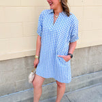 Sunday Stroll Gingham Dress - The Pink Pineapple 850