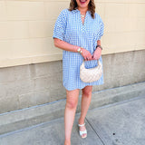 Sunday Stroll Gingham Dress - The Pink Pineapple 850