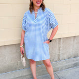 Sunday Stroll Gingham Dress - The Pink Pineapple 850