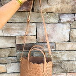 Sunlace Scallop Crossbody Tote - The Pink Pineapple 850