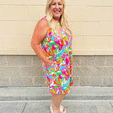 Sunny Disposition A - Line Tank Dress - The Pink Pineapple 850