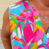 Sunny Disposition A - Line Tank Dress - The Pink Pineapple 850