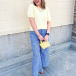 Sunny Lemon Days Knit Pullover - The Pink Pineapple 850