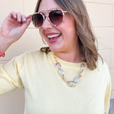 Sunny Lemon Days Knit Pullover - The Pink Pineapple 850