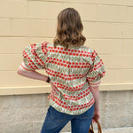 Sunset Bloom Caftan Top - The Pink Pineapple 850