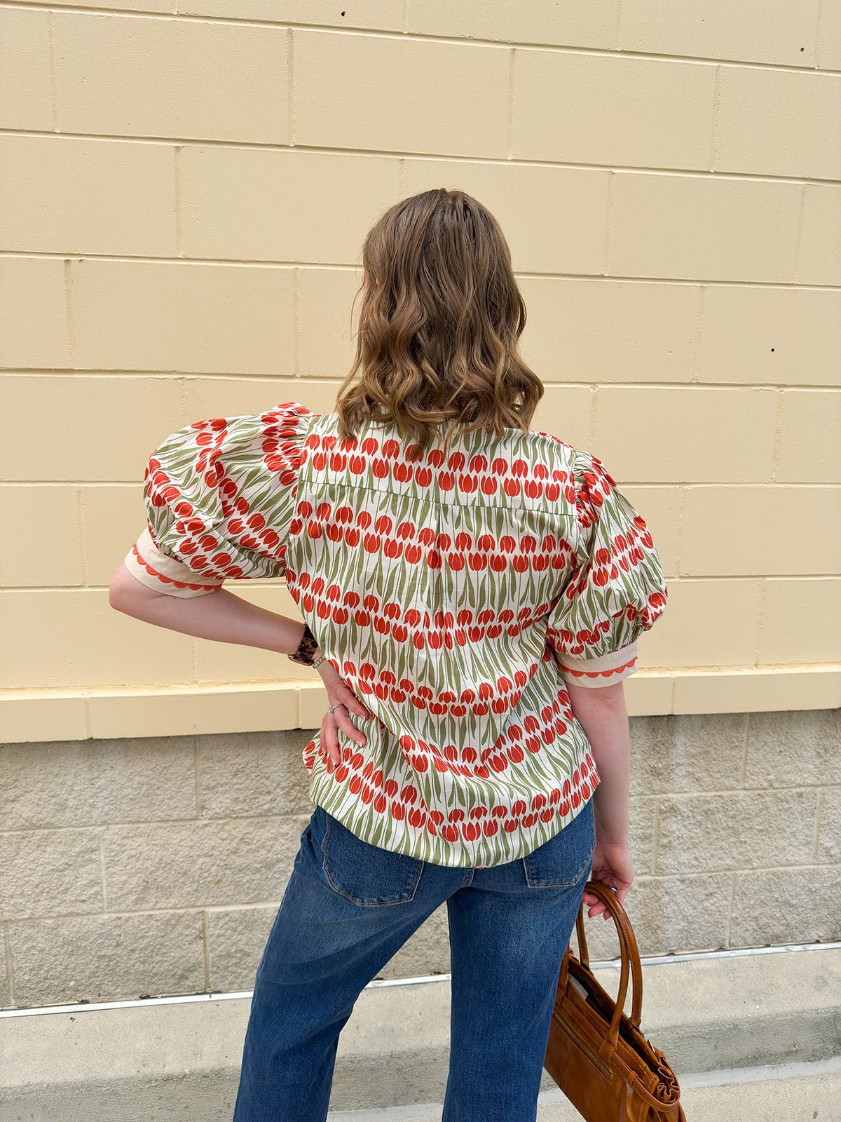 Sunset Bloom Caftan Top - The Pink Pineapple 850