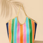 Sunset Stripe Capri Tote - The Pink Pineapple 850