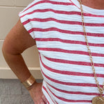 Sunset Stripe Lounge Set - The Pink Pineapple 850