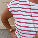 Sunset Stripe Lounge Set - The Pink Pineapple 850
