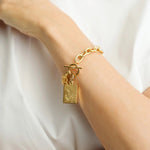 [Susan Shaw] Bam Bird Tile Mahjong Bracelet - The Pink Pineapple 850