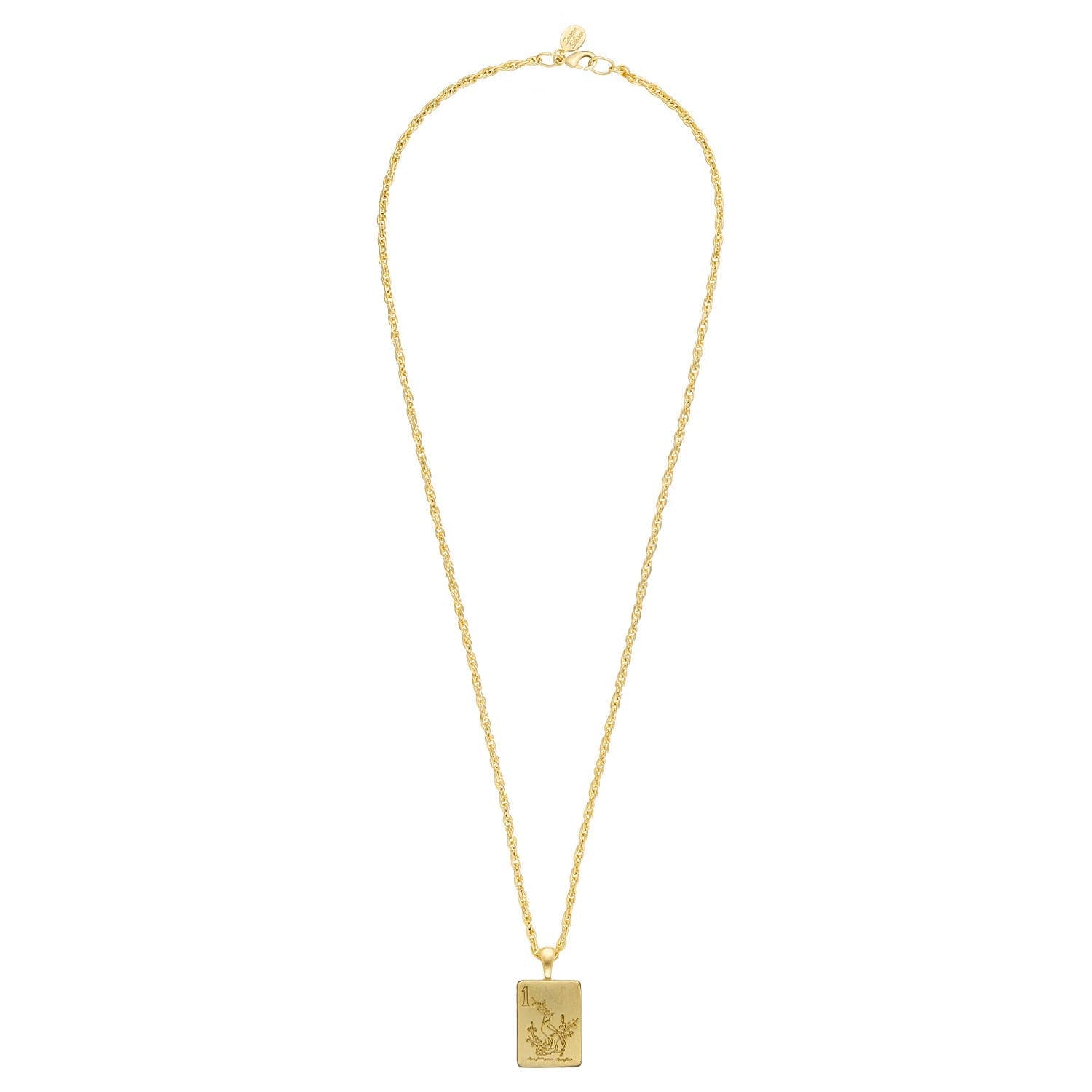 [Susan Shaw] Bird Bam Long Mahjong Necklace - The Pink Pineapple 850