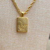 [Susan Shaw] Bird Bam Long Mahjong Necklace - The Pink Pineapple 850