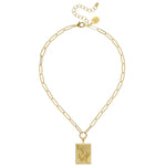 [Susan Shaw] Bird Bam Medium Paperclip Mahjong Necklace - The Pink Pineapple 850