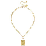 [Susan Shaw] Bird Bam Medium Paperclip Mahjong Necklace - The Pink Pineapple 850