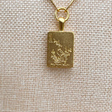 [Susan Shaw] Bird Bam Medium Paperclip Mahjong Necklace - The Pink Pineapple 850