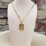 [Susan Shaw] Bird Bam Medium Paperclip Mahjong Necklace - The Pink Pineapple 850