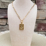 [Susan Shaw] Bird Bam Medium Paperclip Mahjong Necklace - The Pink Pineapple 850