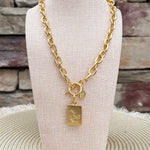[Susan Shaw] Bird Bam Toggle Mahjong Necklace - The Pink Pineapple 850