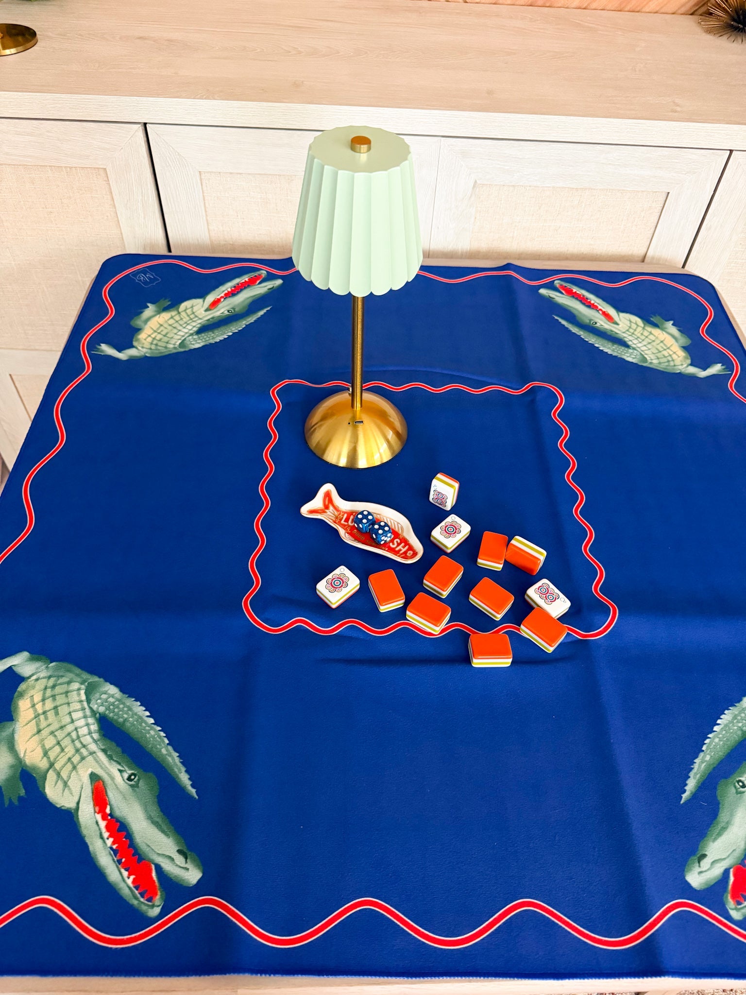 Swamp Spirit Mahjong Mat - The Pink Pineapple 850