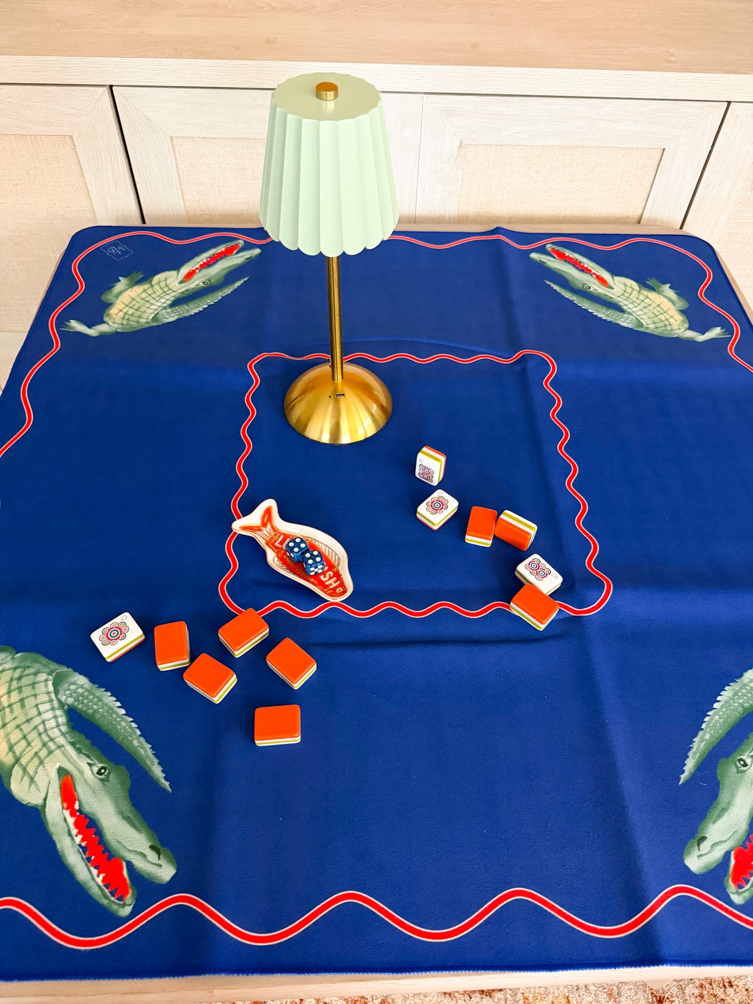 Swamp Spirit Mahjong Mat - The Pink Pineapple 850