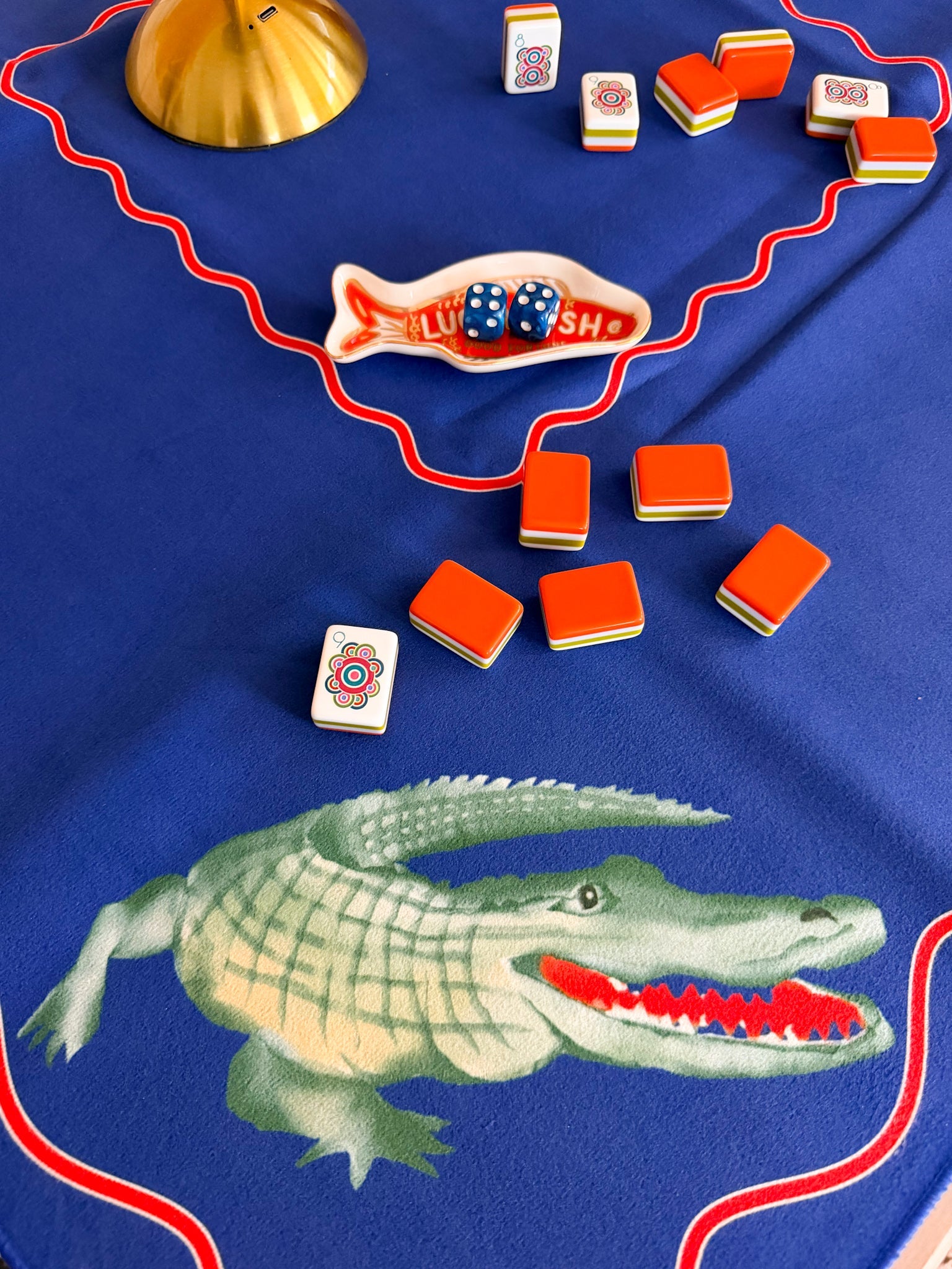 Swamp Spirit Mahjong Mat - The Pink Pineapple 850