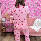 Sweet Cherry Lounge Pants - The Pink Pineapple 850