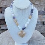 Sweet Dreams Heart Necklace - The Pink Pineapple 850