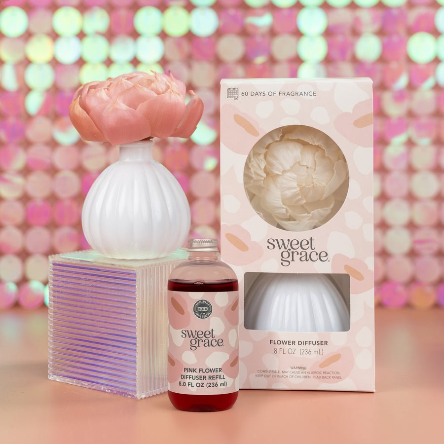 Sweet Grace Flower Diffuser Pink Oil Refill - The Pink Pineapple 850
