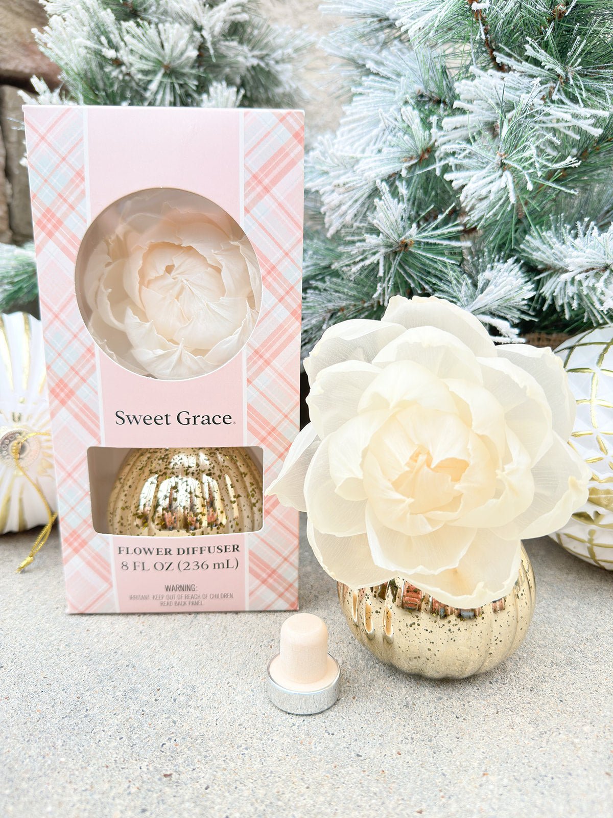 Sweet Grace Holiday Flower Diffuser - The Pink Pineapple 850