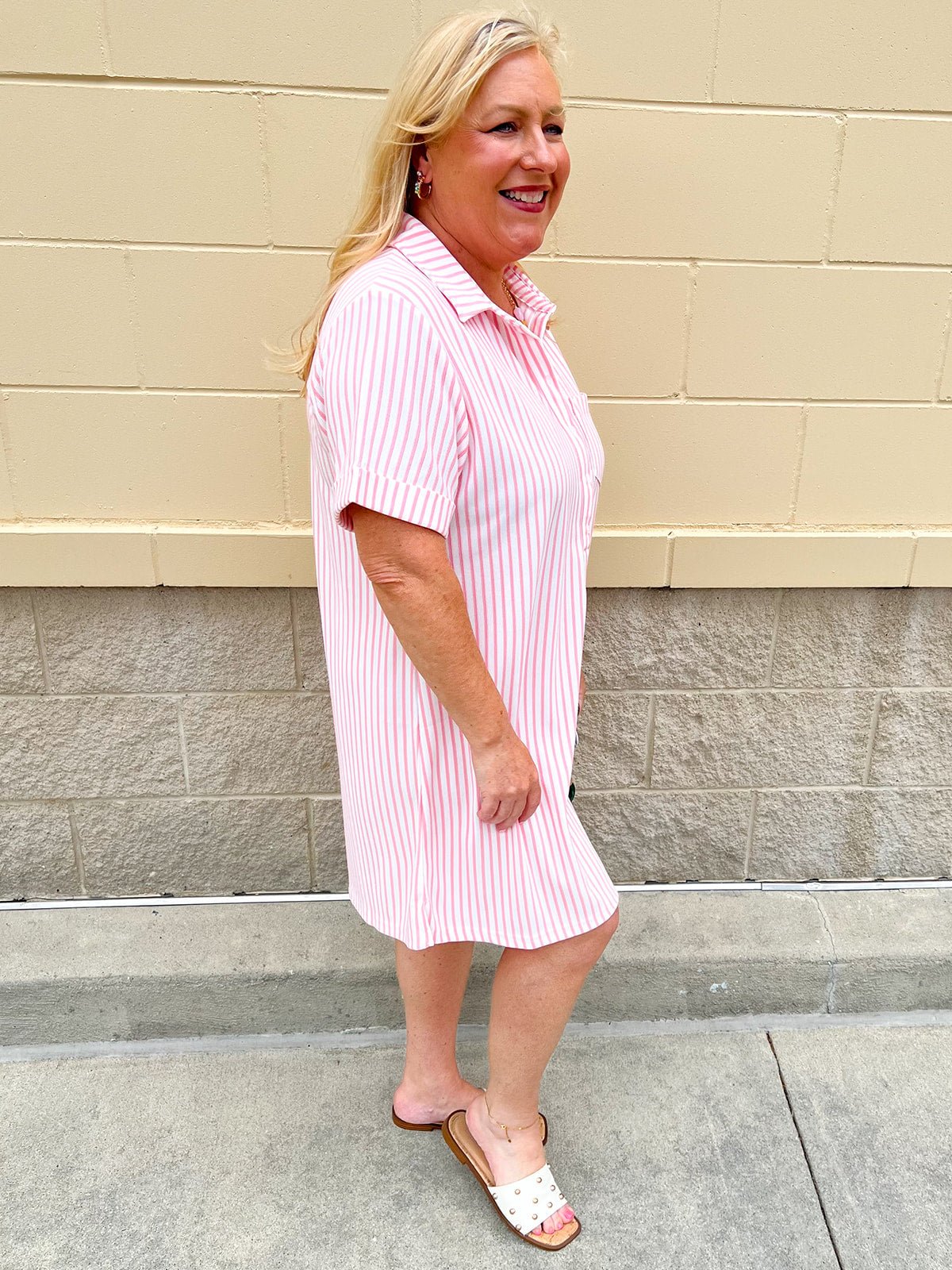 Sweet Harbor Mini Dress - The Pink Pineapple 850