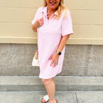 Sweet Harbor Mini Dress - The Pink Pineapple 850